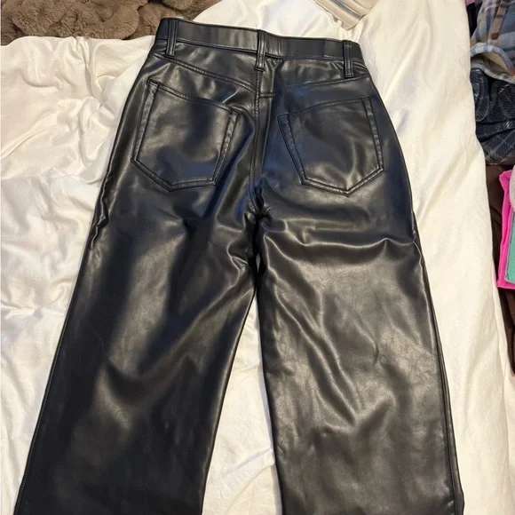 Abercrombie & Fitch vegan leather pants - Picture 2 of 3